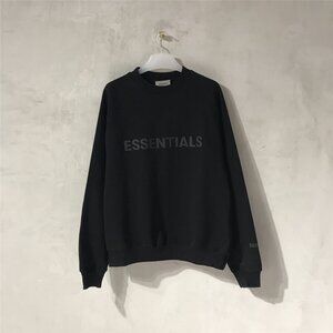 Fear of God Black Crew Neck Sweatshirt